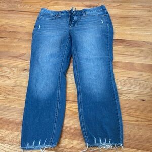 LC Lauren Conrad Blue Ankle Jeans